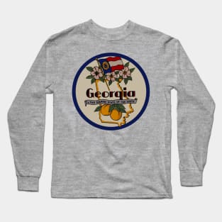 Georgia Vintage Decal Long Sleeve T-Shirt